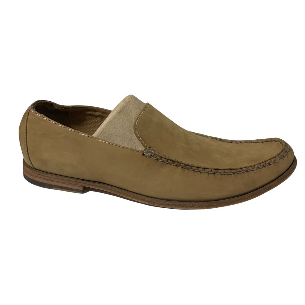 Cole Haan Women's Tan Suede‎ Loafers 10 Corp Light Academia Round Toe Slip On